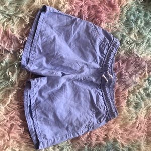Blue shorts, never worn.